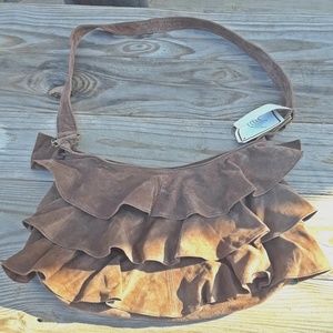 Lizden Suede Shoulder Bag